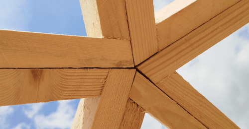 Imbinare din lemn goodkarma folosita la constructia dome